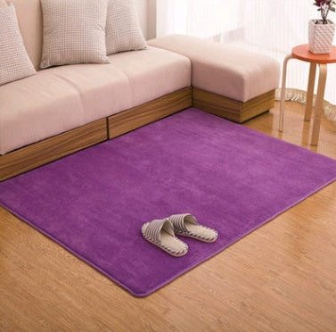 Memory cotton coral velvet rug