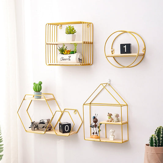 Aesthetic Iron Shelves