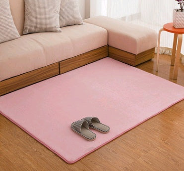 Memory cotton coral velvet rug