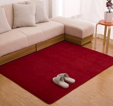 Memory cotton coral velvet rug