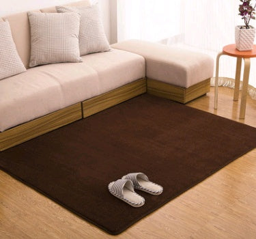 Memory cotton coral velvet rug