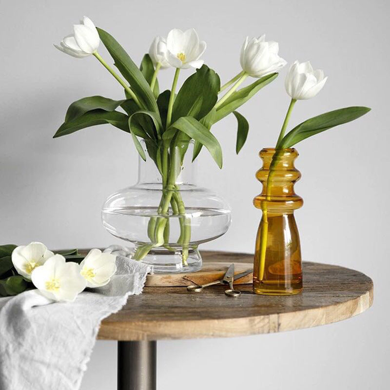 Art Decoration Candy Color Threaded Vase