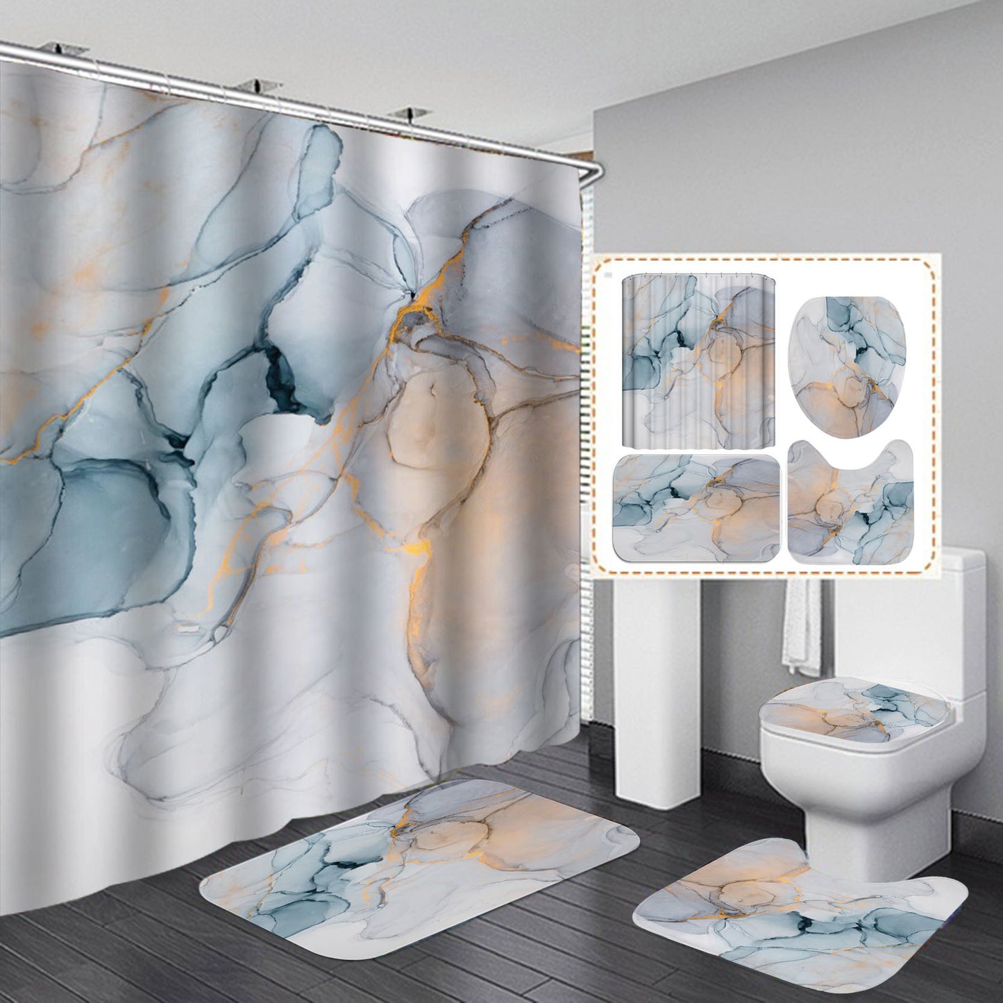 Anti-slip Bath Mats Water Absorption