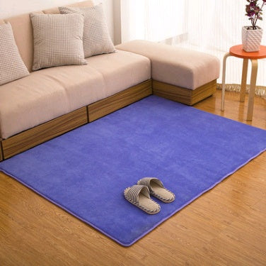 Memory cotton coral velvet rug