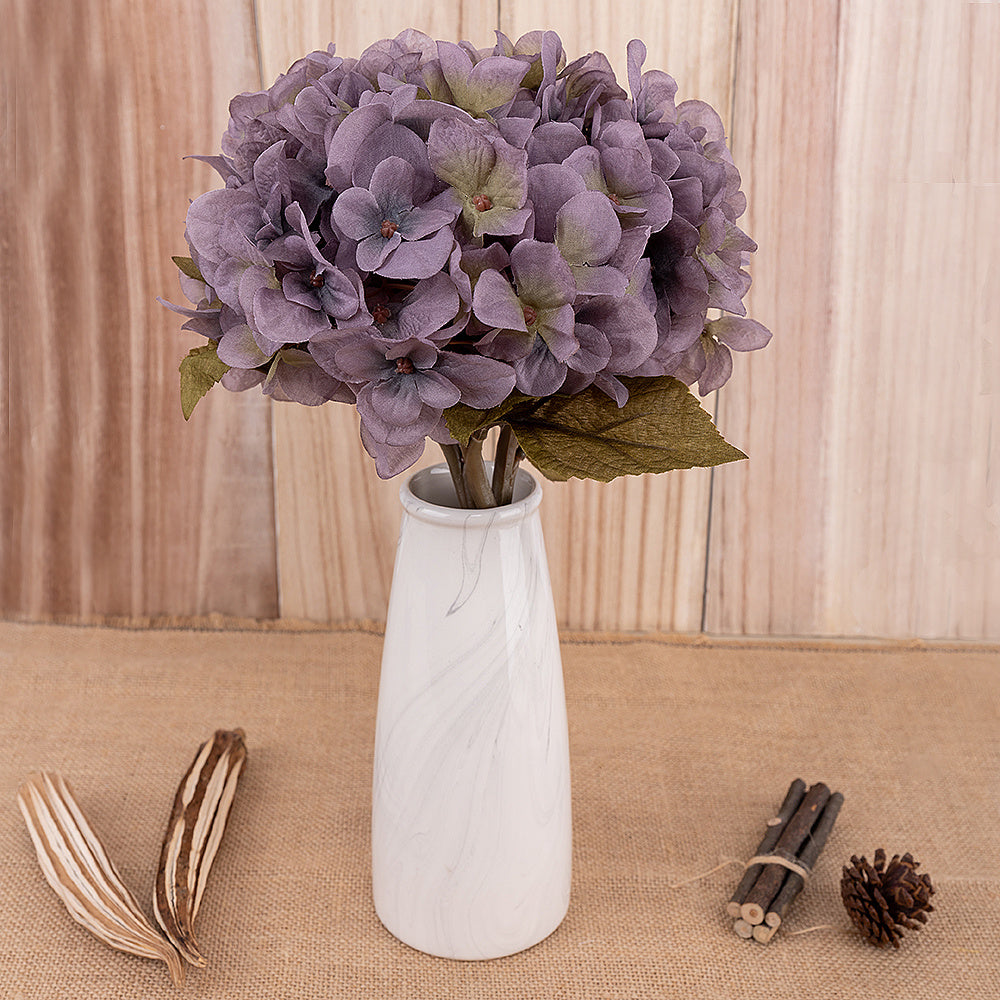 Artificial Flowers Hydrangea Branch Autum