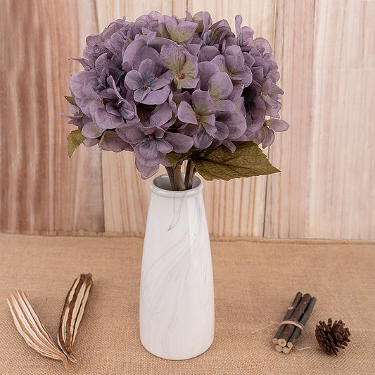 Artificial Flowers Hydrangea Branch Autum