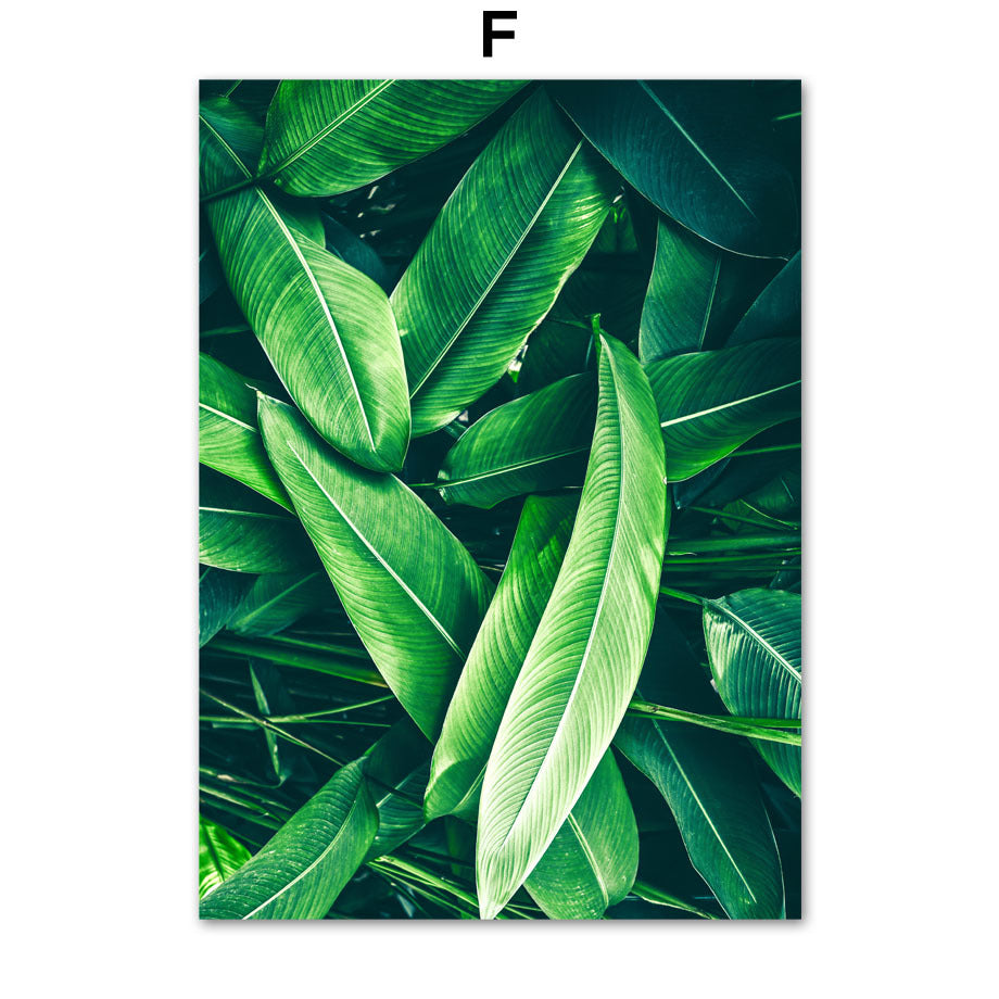 Green Plant Canvas Painting
