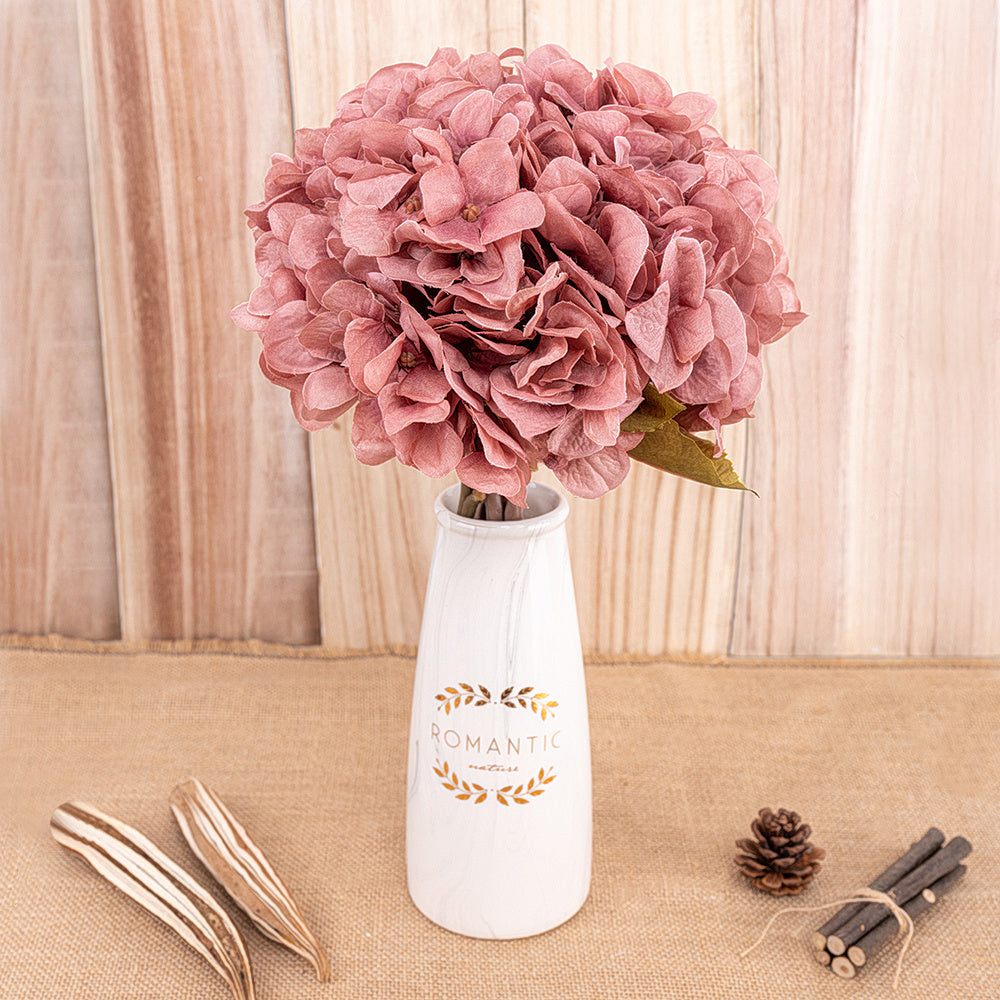 Artificial Flowers Hydrangea Branch Autum