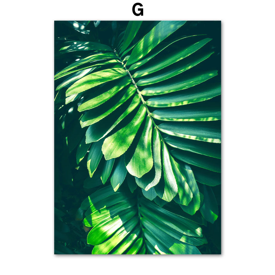 Green Plant Canvas Painting