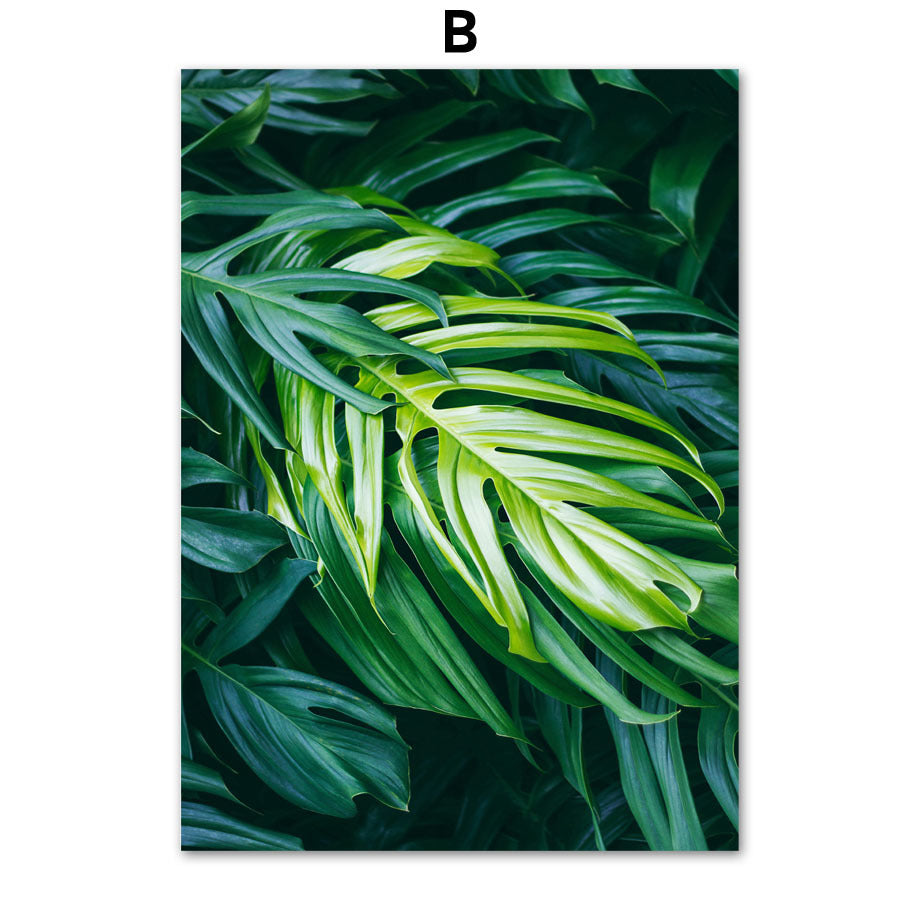 Green Plant Canvas Painting